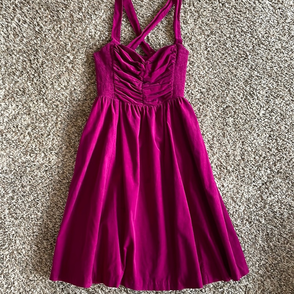 Magenta Holiday Dress